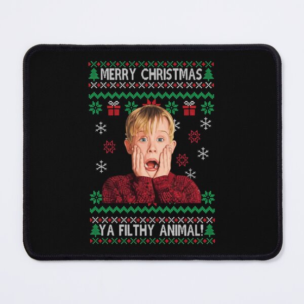 Item preview, Merry Christmas Ya Filthy Animal Home Alone Movie Ugly Sweater designed and sold by Jessi-Scott-Art.