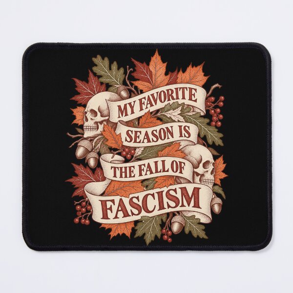 Item preview, My Favorite Season Is The Fall Of Fascism Vintage Autumn Skull Dark Academia designed and sold by GibasVisuals.
