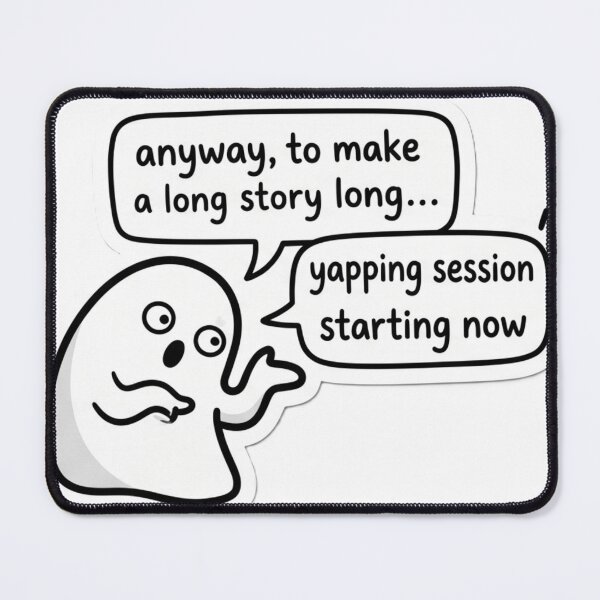 Item preview, To Make A Long Story Long Funny Ghost designed and sold by Purplippie.