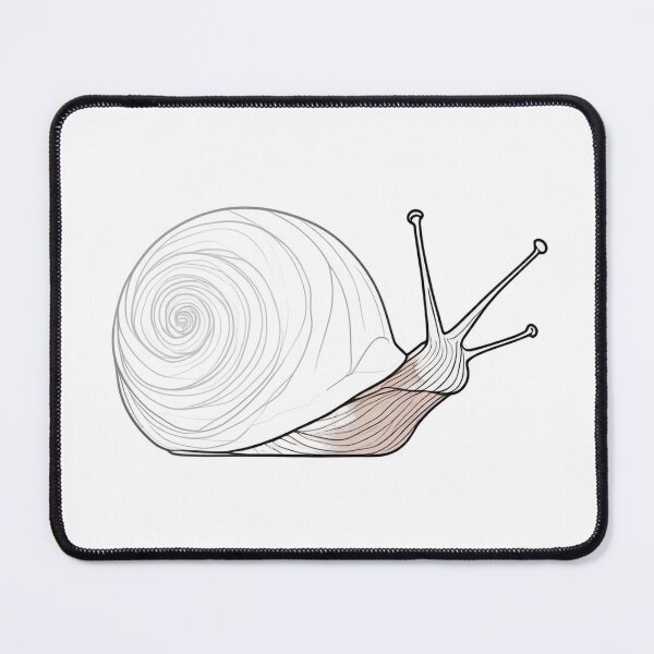 Item preview, Snail - Minimal Single-line Art designed and sold by Hidamari's SHOP.