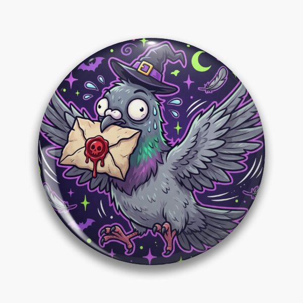 Item preview, Spooky Delivery Might Be Late Funny Halloween Pigeon designed and sold by JunTheK.