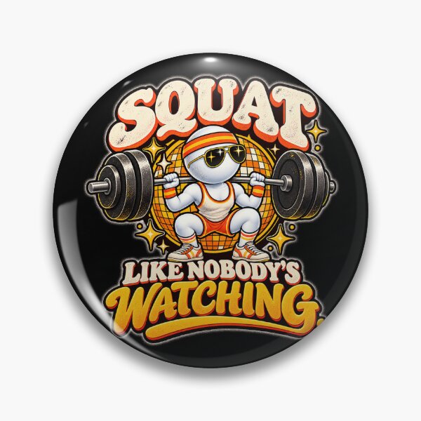 Item preview, Squat Like Nobody's Watching Funny Gym designed and sold by THAT-ONE-TEE.