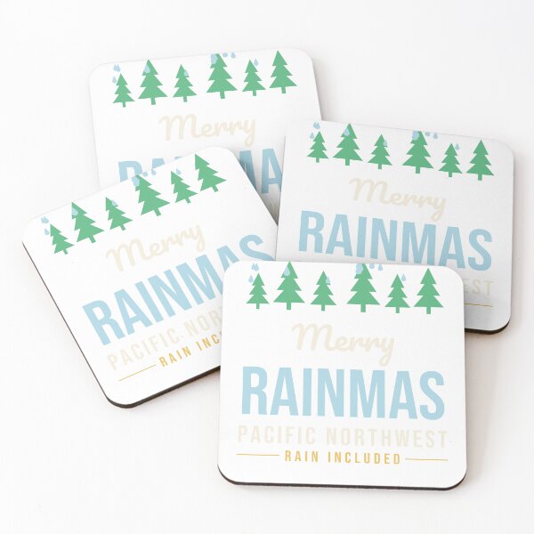 Item preview, Merry Rainmas Pacific Northwest Christmas designed and sold by maxwang0802.