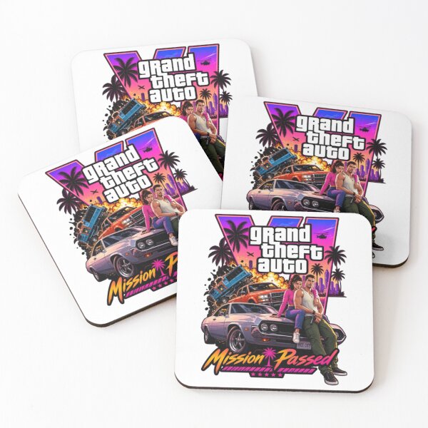 Item preview, GTA 6 Mission Passed, Grand Theft Auto VI , Jason Lucia Vice City Graphic designed and sold by bernatwert9.