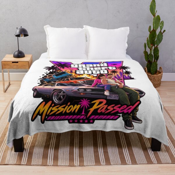 Item preview, GTA 6 Mission Passed, Grand Theft Auto VI , Jason Lucia Vice City Graphic designed and sold by bernatwert9.