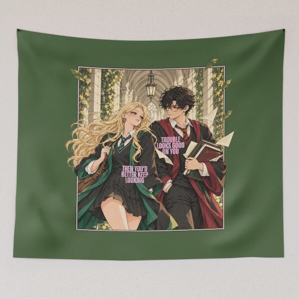 Item preview, Carina Malfoy Trouble Looks Good On You Print designed and sold by Coloor.