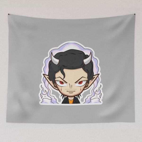 Item preview, Aksa - Devilmation #0002 | Edgy Chibi Demon Sticker designed and sold by Devilmation.