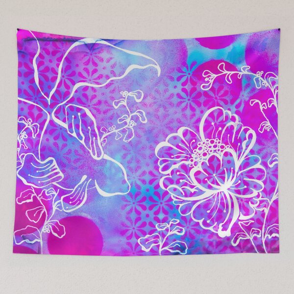 Item preview, Fish and the flower; dancing under the moon designed and sold by artinterrupted.