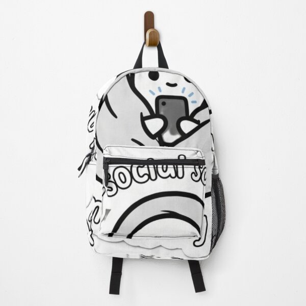 Item preview, Anti Social Ghost Club Funny Cute Sticker designed and sold by Purplippie.