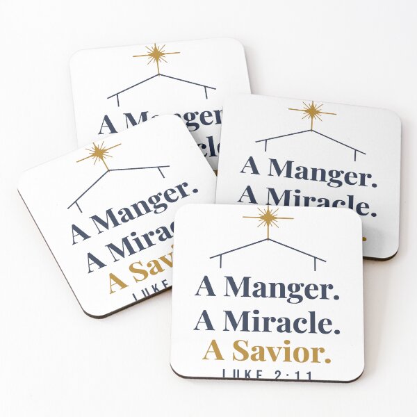 Item preview, A Manger A Miracle A Savior Luke 2:11 (Light Edition) designed and sold by maxwang0802.