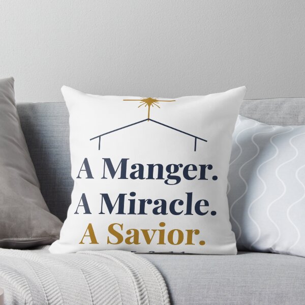 Item preview, A Manger A Miracle A Savior Luke 2:11 (Light Edition) designed and sold by maxwang0802.