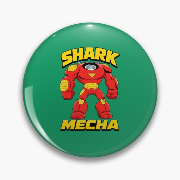 Item preview, Shark Mecha Hero Red designed and sold by ArtByLyon.