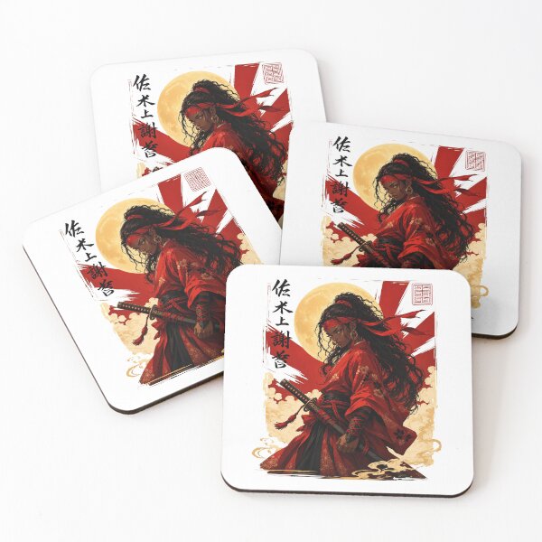 Item preview, Red Samurai Warrior designed and sold by ArtByLyon.