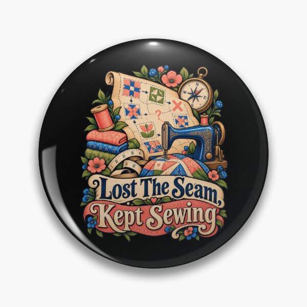 Item preview, Funny Lost Seam Kept Sewing Quilting Needlework Crafter designed and sold by adiencarteras.