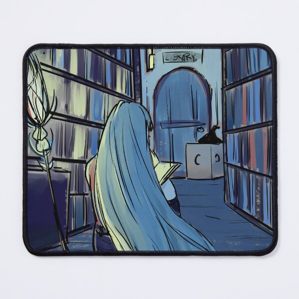 Item preview, Mage Reading in the Library designed and sold by Kanpai989.