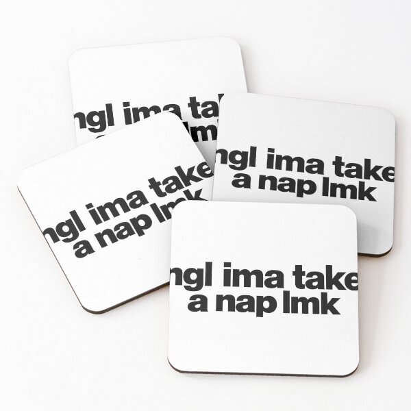 Item preview, ngl ima take a nap lmk  designed and sold by Cute doodle designs.
