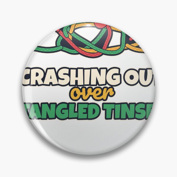 Item preview, Crashing Out Over Tangled Tinsel designed and sold by maxwang0802.