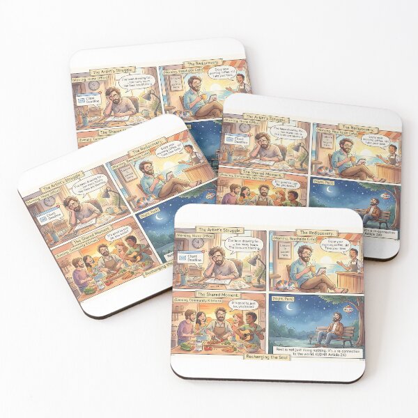 Item preview, The artist finds relaxation through time out and community. designed and sold by Mianku | Für das Leben.