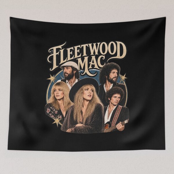 Item preview, Fleetwood Mac, Vintage Rock Band, Stevie Nicks Inspired Graphic designed and sold by baackpoundy.