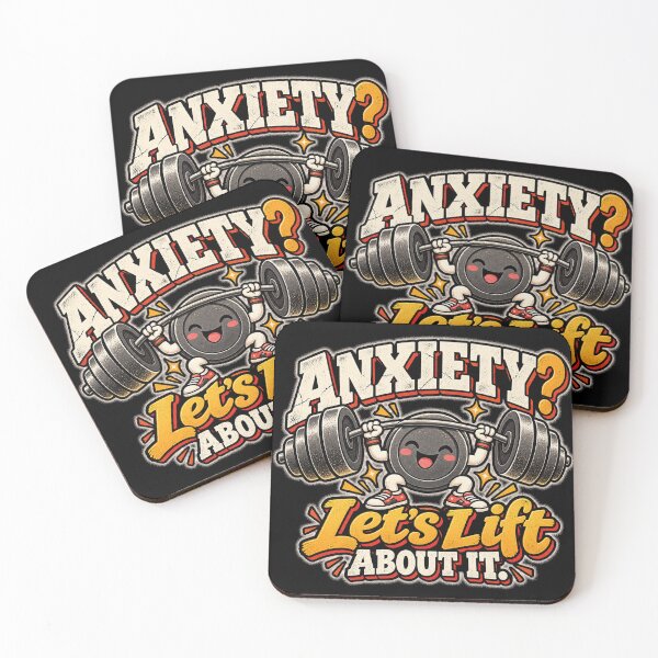 Item preview, Anxiety Lets Lift About It Gym Humor designed and sold by THAT-ONE-TEE.