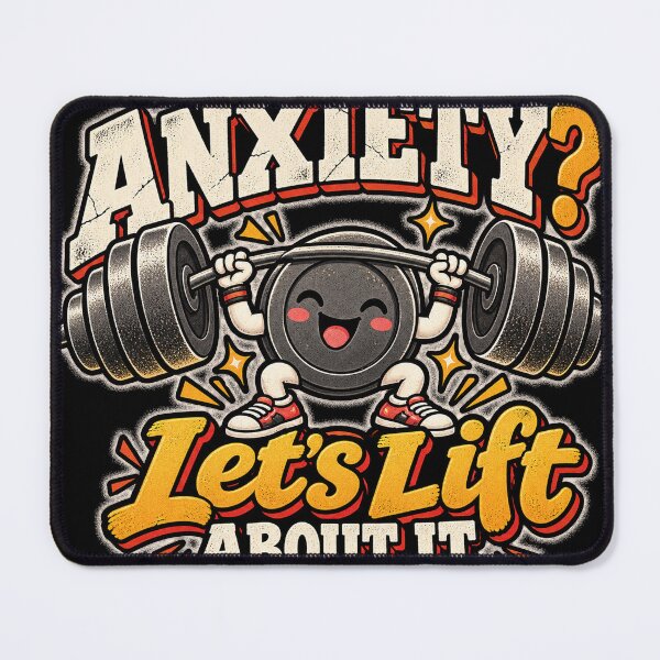 Item preview, Anxiety Lets Lift About It Gym Humor designed and sold by THAT-ONE-TEE.