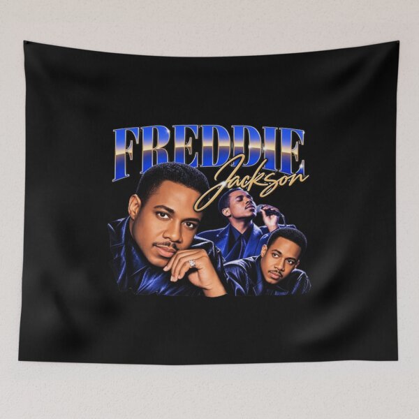 Item preview, Freddie Jackson, Vintage R&B Soul Music Graphic designed and sold by baackpoundy.
