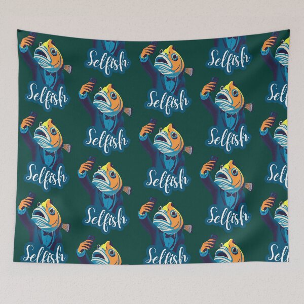 Item preview, Selfish Fish selfie designed and sold by StyleyTshirts8.