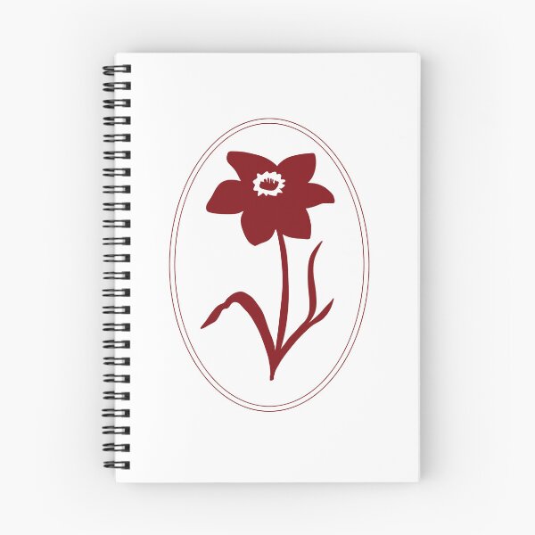 Item preview, Vintage Red Botanical Floral Motif in Oval Frame - 06 designed and sold by ivyysophia.