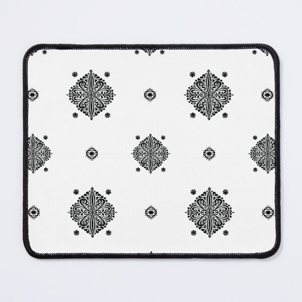 Item preview, Delicate floral pattern small in black and white designed and sold by Quiet Waters Design.