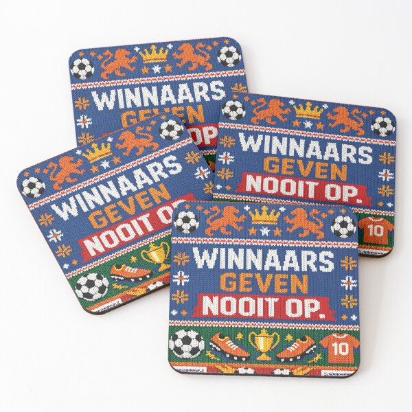 Item preview, Winnaars Geven Nooit Op Football Netherlands Knitting Pattern designed and sold by Mauswohn.