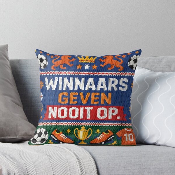 Item preview, Winnaars Geven Nooit Op Football Netherlands Knitting Pattern designed and sold by Mauswohn.