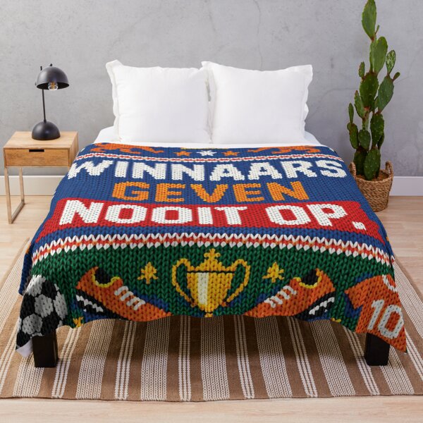 Item preview, Winnaars Geven Nooit Op Football Netherlands Knitting Pattern designed and sold by Mauswohn.