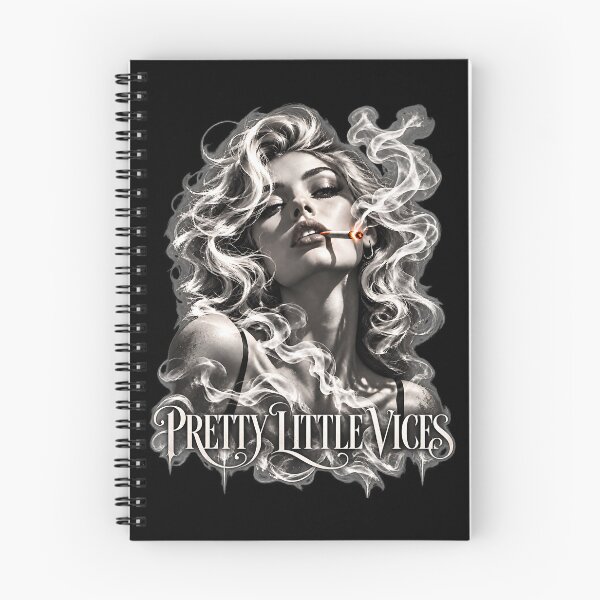 Item preview, Pretty Little Vices – Portrait of a woman smoking in a smoky look designed and sold by DigitalPartisan.