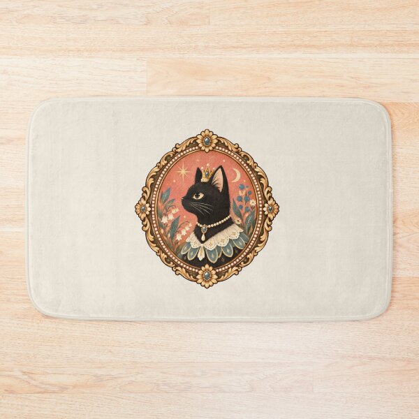 Item preview, Midnight Duchess – Vintage Black Cat Portrait designed and sold by mellow-koko.