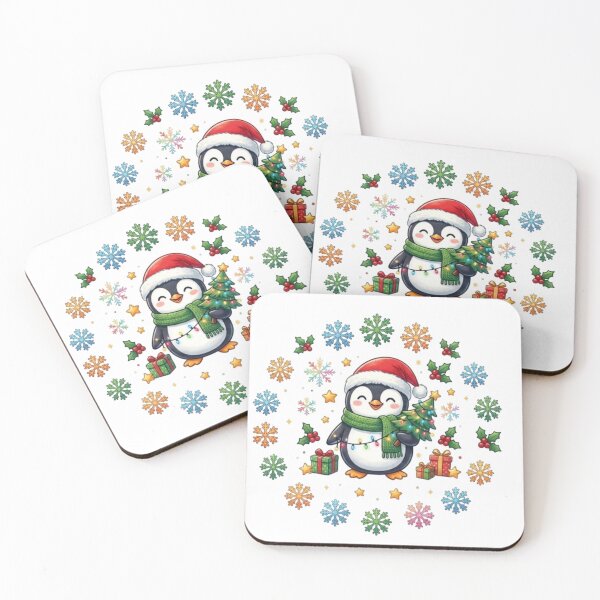 Item preview, Cute Christmas Penguin Winter Illustration designed and sold by XtwinX.