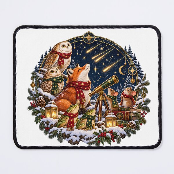 Item preview, Winter Stargazing Woodland Society designed and sold by TrinovaCreates.