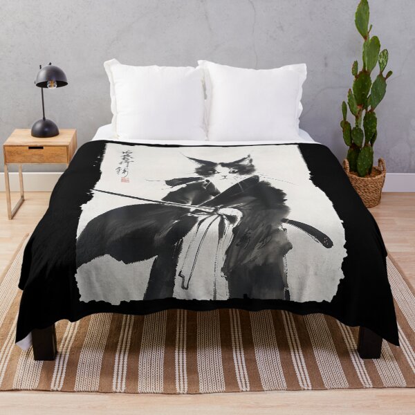 Item preview, Samurai Cat Vintage Ukiyo-E Warrior Art Graphic Cat Art designed and sold by PAROSSA.