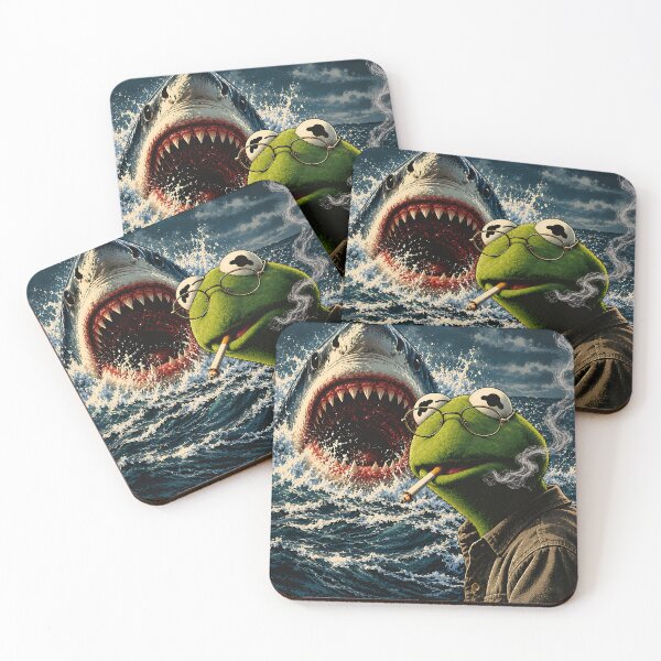 Item preview, Funny-Kermit The Frog Smoking Meme  designed and sold by contor-LBENJ.