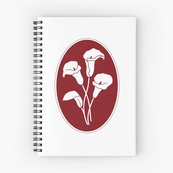 Item preview, Vintage Red Botanical Floral Motif in Oval Frame - 13 designed and sold by ivyysophia.