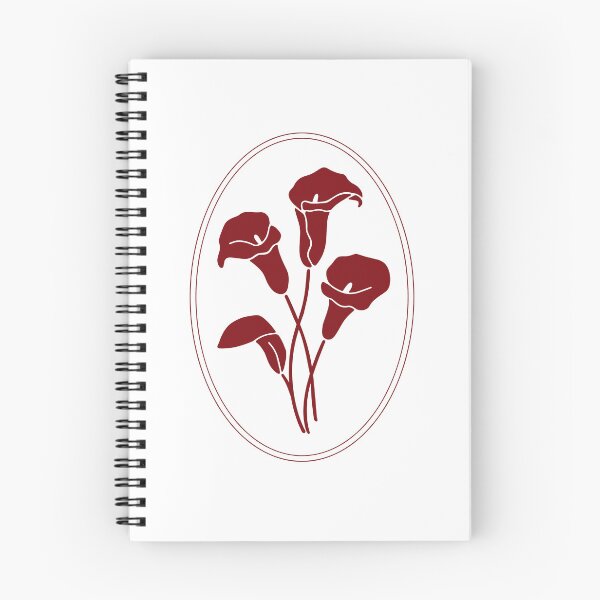 Item preview, Vintage Red Botanical Floral Motif in Oval Frame - 14 designed and sold by ivyysophia.