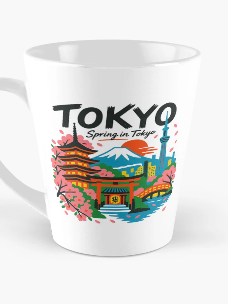 Thumbnail 3 of 4, Coffee Mug, Spring In Tokyo designed and sold by HBDStudio.