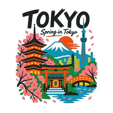 Artwork thumbnail, Spring In Tokyo by HBDStudio