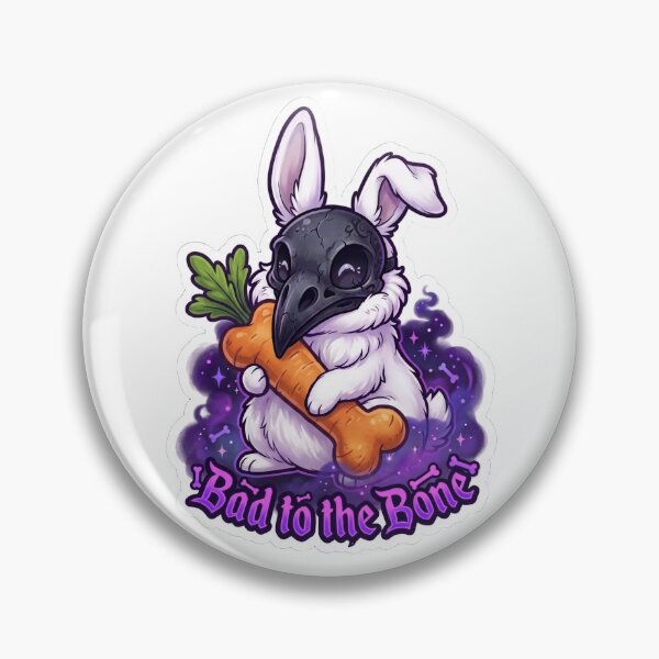 Item preview, Bad To The Bone Funny Bunny Plague Doctor Halloween designed and sold by JunTheK.