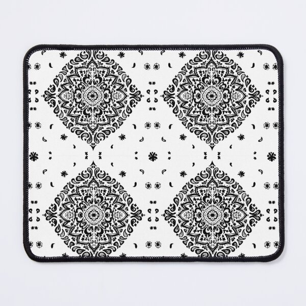 Item preview, Delicate floral pattern in black and white designed and sold by Quiet Waters Design.