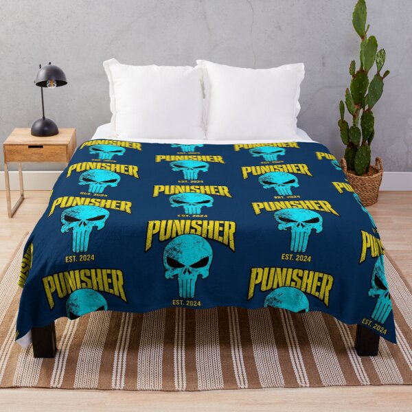 Item preview, Punisher Blue Skull Est 2024 designed and sold by MollysHappy.