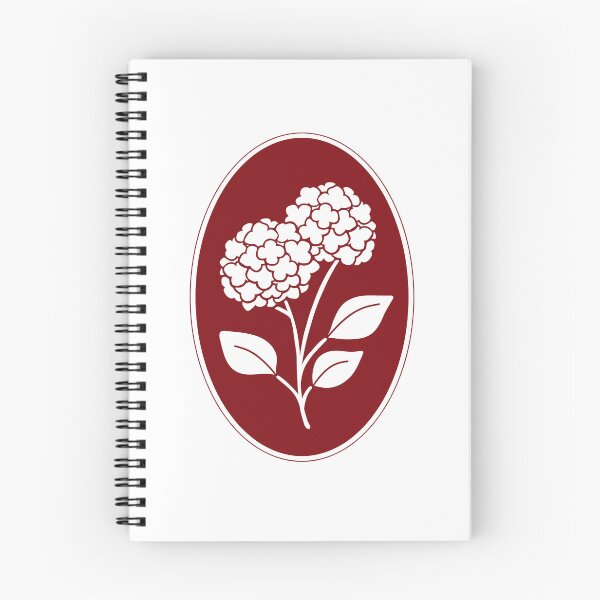Item preview, Vintage Red Botanical Floral Motif in Oval Frame - 17 designed and sold by ivyysophia.