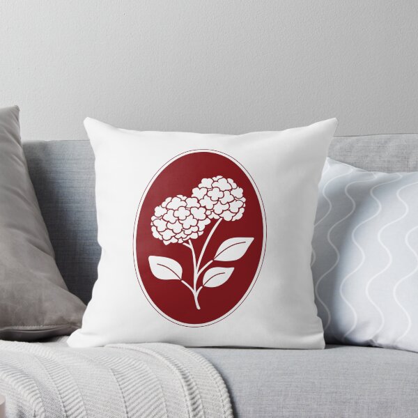 Item preview, Vintage Red Botanical Floral Motif in Oval Frame - 17 designed and sold by ivyysophia.