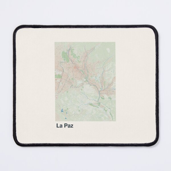 Item preview, La Paz Minimalistic Map Art designed and sold by MapsNerd.
