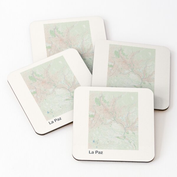 Item preview, La Paz Minimalistic Map Art designed and sold by MapsNerd.