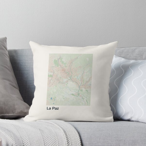 Item preview, Mapa minimalista de La Paz designed and sold by MapsNerd.